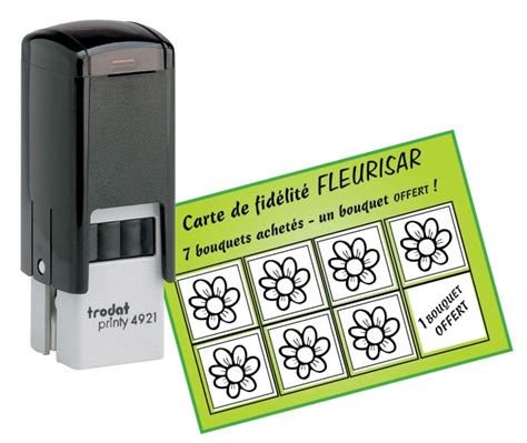 Tampon Automatique Trodat Printy Carte De Fidelite