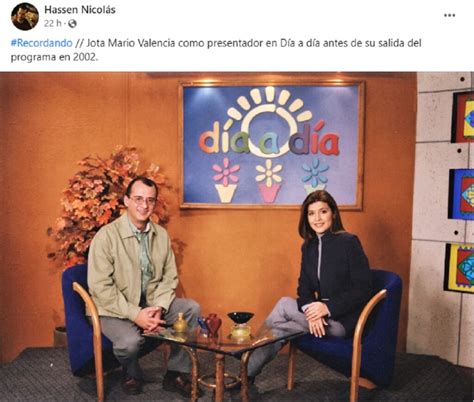 Así Era Jota Mario Valencia Cuando Presentó ‘día A Día De Caracol Tv