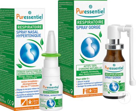 Puressentiel Coffret Respiratoire Spray Nasal Hypertonique Ml