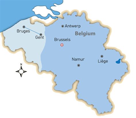 Belgium Travel Weather and Climate Map - When To Go to Belgium