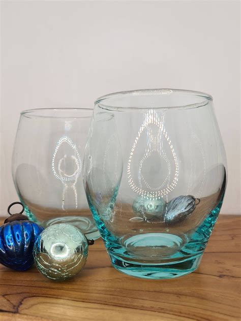 Large Recycled Glass Tumblers Pagoda Interiors