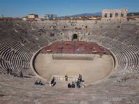 Verona Arena Roman Amphitheatre Editorial Stock Photo Image Of Italia