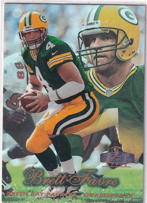 Flair Showcase Brett Favre Row Nm Ebay