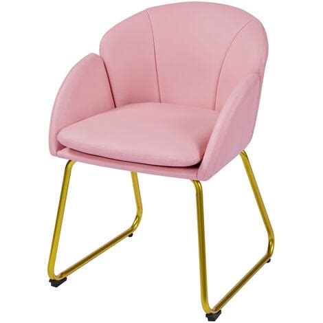 Yaheetech Accent Chair Flower Shape Armchair Simple Pink