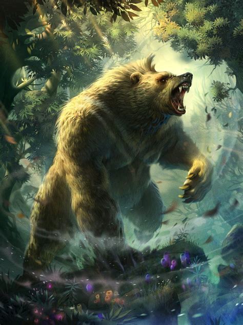 Bear by IvanLaliashvili.deviantart.com on @DeviantArt | Bear artwork, Bear art, Mythical ...