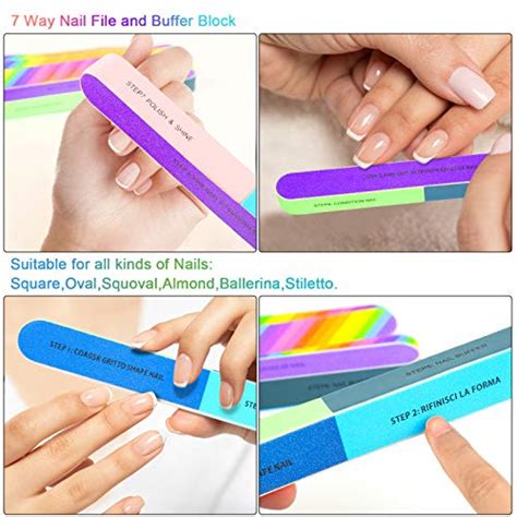 Nail Files And Buffers Kit Cuticle Trimmer Nipper With Cuticle Pusher