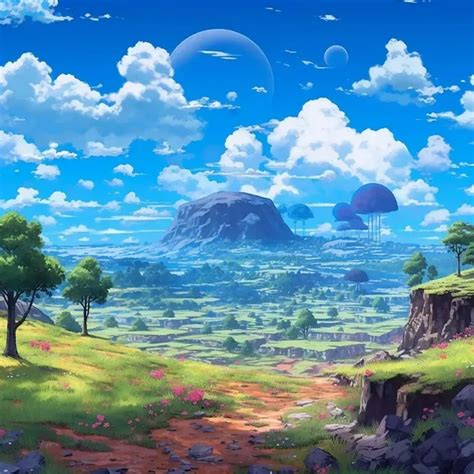 Breathtaking Anime Landscapes Midjourney Prompt Promptsideas