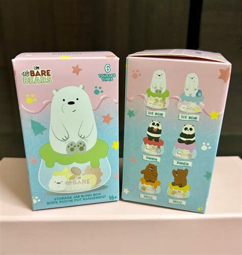 We Bare Bears Storage Jar Blind Box Set Hobbies Toys Toys Games