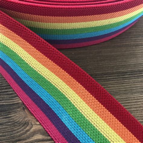 Rainbow Elastic Etsy