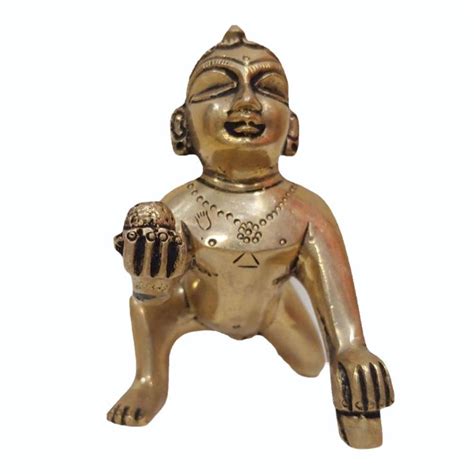 Brass Laddu Gopal Statue Home At Rs Piece In Aligarh Id