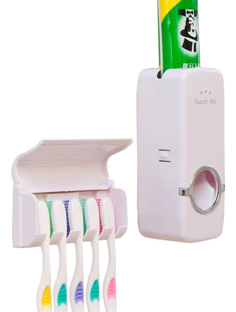 Dispensador Pasta Dental Autom Tico Porta Cepillos Regalo En