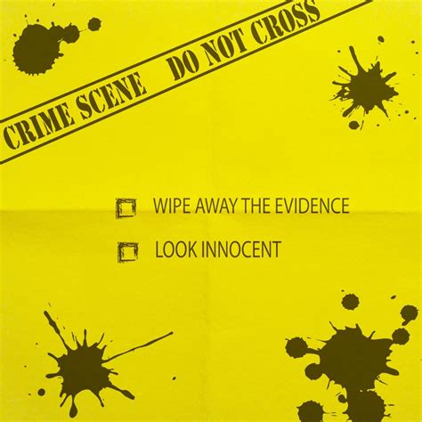 A Yellow Poster With Black Ink Splatters On It That Says Wipe Away The