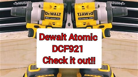 Dewalt Dcf921 Atomic Impact Wrench Review A Must Have Youtube