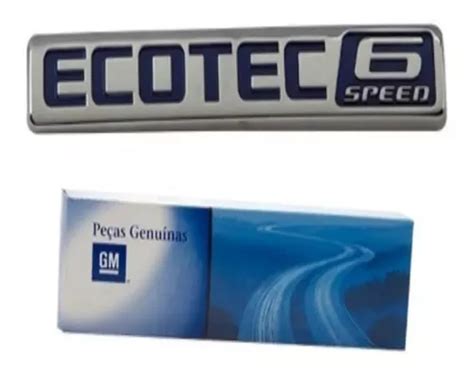 Emblema Ecotec Speed Tampa Tras Sonic Original Gm Frete Gr Tis