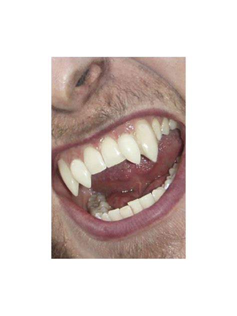 Deluxe Werewolf Fangs Halloween Fake Teeth 27761