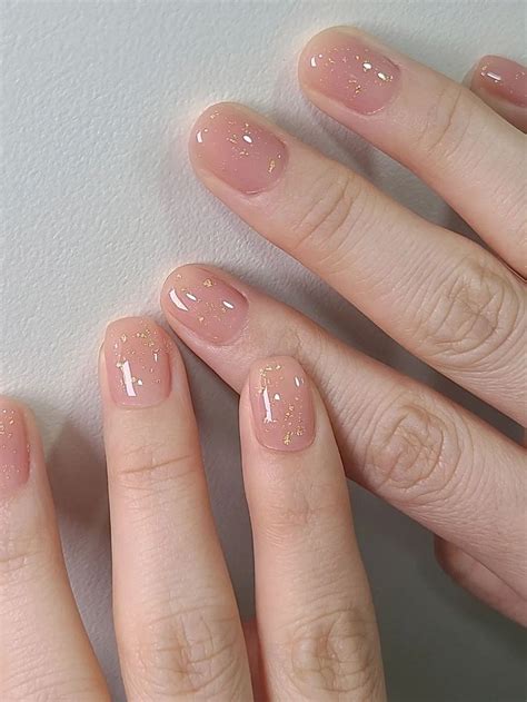 Korean Inspired Nude Nail Designs For A Chic Look Nude Nail