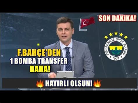 Fenerbah E Den M Kemmel Haberler Geldi Kartal Dan Fla A Klama