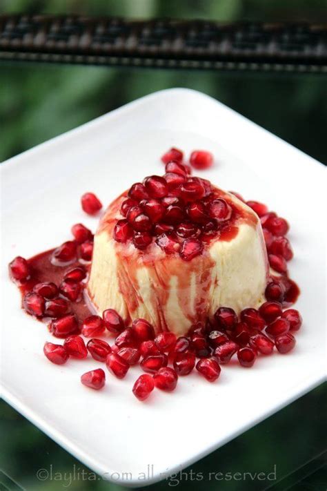 Honey Mousse With Pomegranate Laylita S Recipes In Pomegranate