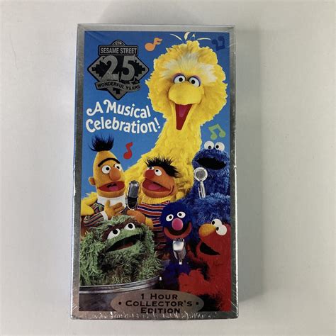 Sesame Streets Th Birthday A Musical Celebration Vhs Sealed