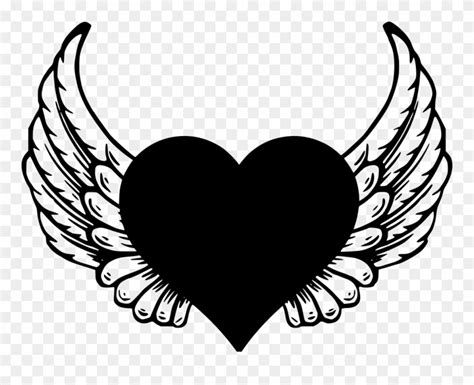 heart with angel wings clipart 10 free Cliparts | Download images on Clipground 2024