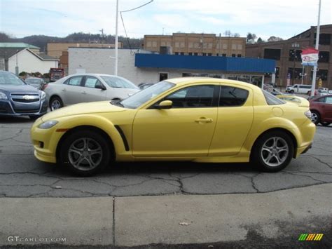 Lightning Yellow 2004 Mazda Rx 8 Sport Exterior Photo 73451831