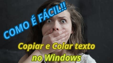 Como copiar e colar texto no pc FÁCIL YouTube