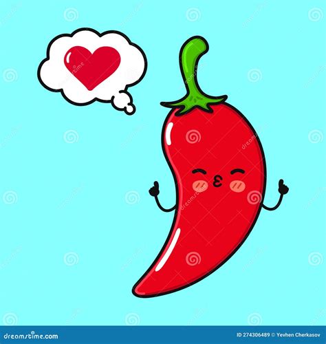 Cute Funny Chili Pepper Doing Yoga With Speech Bubble Vector Hand