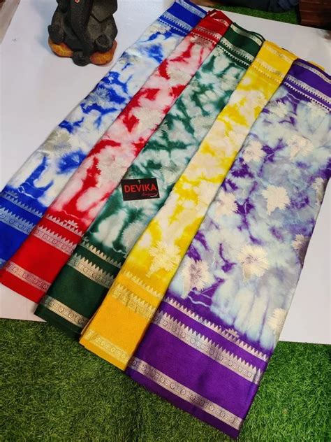 Body Designed Beutiful Colours Banarasi Warm Silk Saree M With