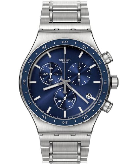 Swatch YVS496G Irony Chrono Cobalt Lagoon Watch Watchard