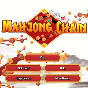 🕹️ Play Mahjong Chain Game: Free Online Timed or Untimed Mahjong ...