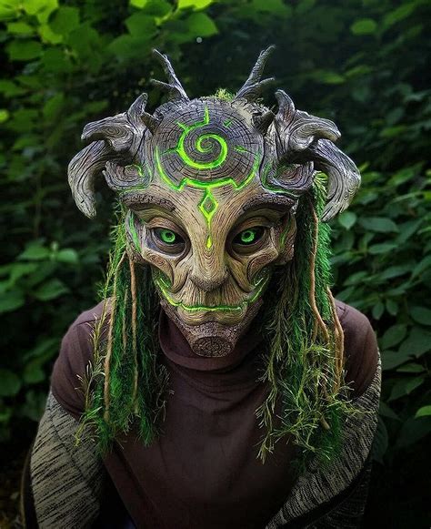 Forest Spirit Mask Helmet Halloween Forest Spirit Cosplay