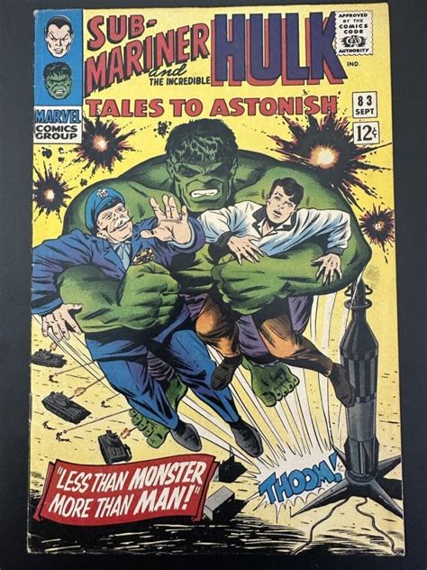 Tales To Astonish Fn The Hulk General Ross Jack Kirby Art Marvel