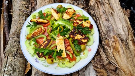 Salade Chypriote Au Halloumi La Tendresse En Cuisine