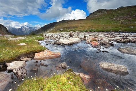 Lake And Stones Stock Photo Image Of Snow Glacier Trekking 20567416