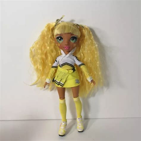 Rainbow High Cheerleader Cheer Fashion Doll Sunny Madison Mga Yellow Hair £10 50 Picclick Uk