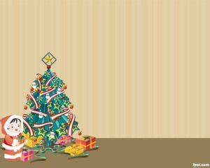 Christmas Tree Powerpoint Backgrounds