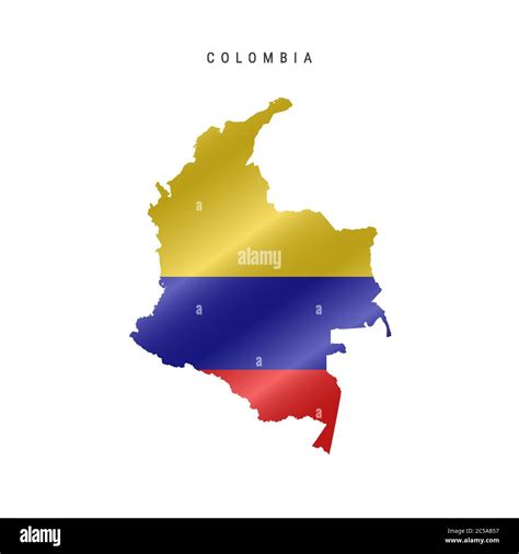 Mapa Detallado De La Bandera De La Bandera De La Bandera De Colombia