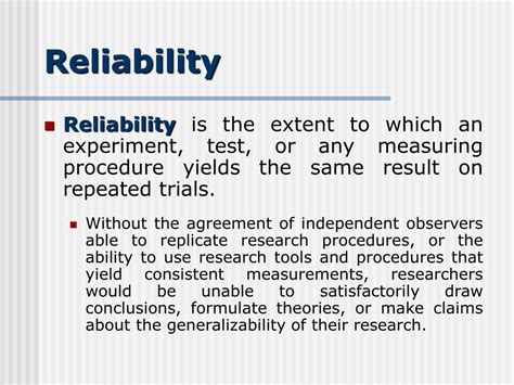 Types Of Reliability In Research Vertoy