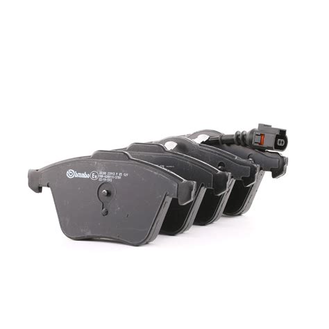 P 85 129 BREMBO 23912 Bremsbeläge inkl. Verschleißwarnkontakt, mit ...