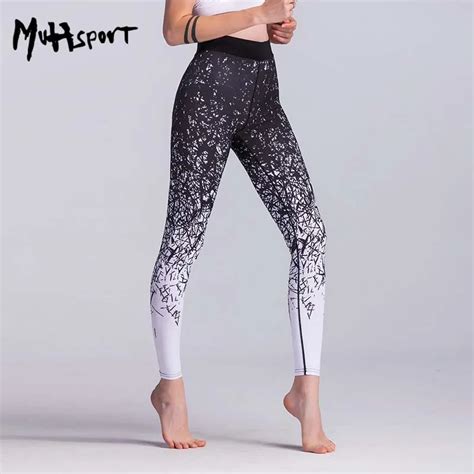 Women Yoga Compression Pants Elastic Tights Sexy Yoga Capri