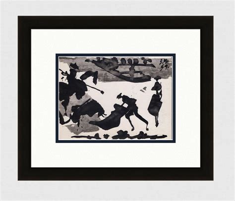 Sold Price Pablo Picasso 1961 Vintage Lithograph Bullfighters And Bulls Framed Invalid Date Edt