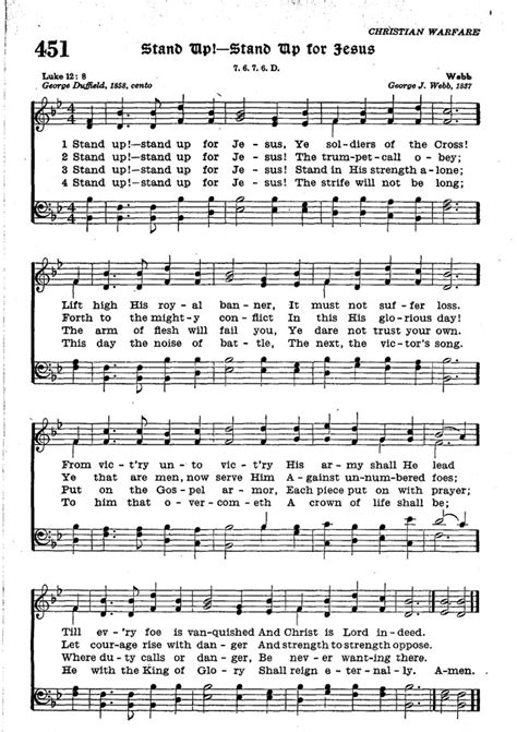 The Lutheran Hymnal Stand Up Stand Up For Jesus Hymnary Org