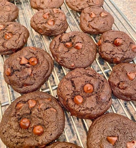 Double Chocolate Chip Cookies Norine S Nest