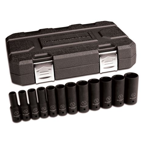 Gearwrench N Drive Point Sae Deep Impact Socket Set