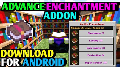 Advance Enchantment Table Addon For 1 21 30 1 21 On MCPE MCBE WINDOWS