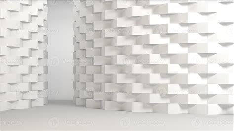 white geometric abstract background 3d illustration 7291528 Stock Photo at Vecteezy