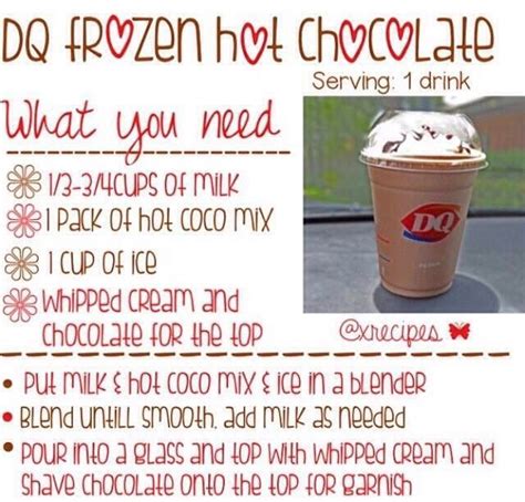 Dq Frozen Hot Chocolate Frozen Hot Chocolate Frozen Hot Chocolate