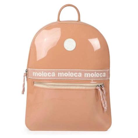 Mochila Moleca Básica Feminina em Verniz Mochilas Magazine Luiza