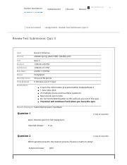 Review Test Submission Quiz 3 202020 Spring 2020 THEO Pdf