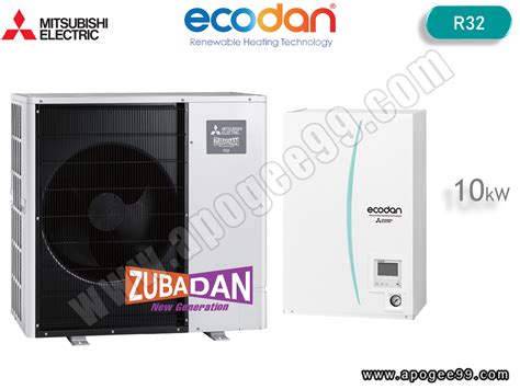 Термопомпа MITSUBISHI HydroBox ZUBADAN ERSD VM2D PUD SHWM 100VAA 10kW